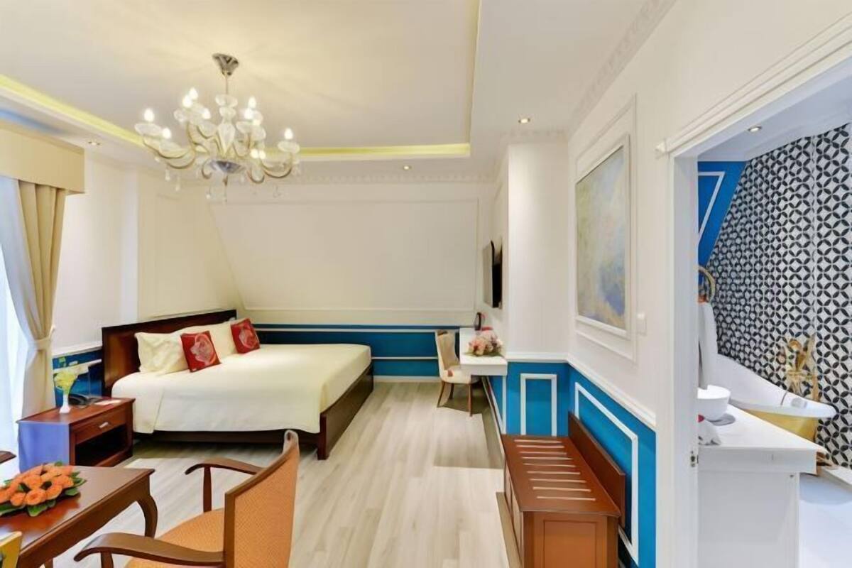 1 camera, copriletto in piuma, minibar, Wi-Fi gratuito