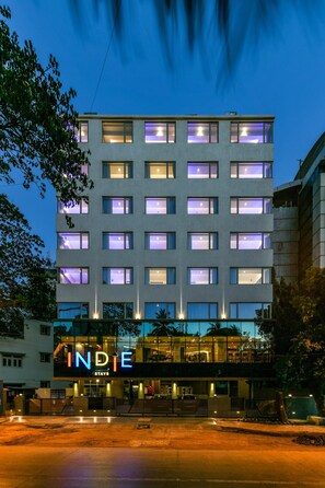 Overnatningsstedets facade
