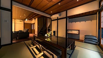 Family House, Multiple Beds, Garden View | Living area | Flat-screen TV, video-game console