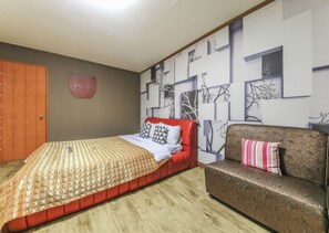 Quarto casal | Cortinas blackout, Wi-Fi de cortesia, roupa de cama