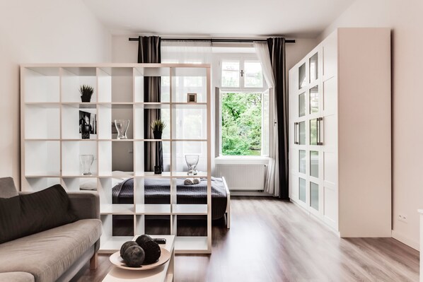 Superior Apartment | Living area - Downtown Apartment Francouzska (Prague)