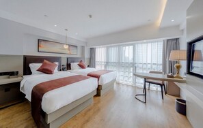 Chambre Affaires avec lits jumeaux | Rideaux occultants, Wi-Fi gratuit