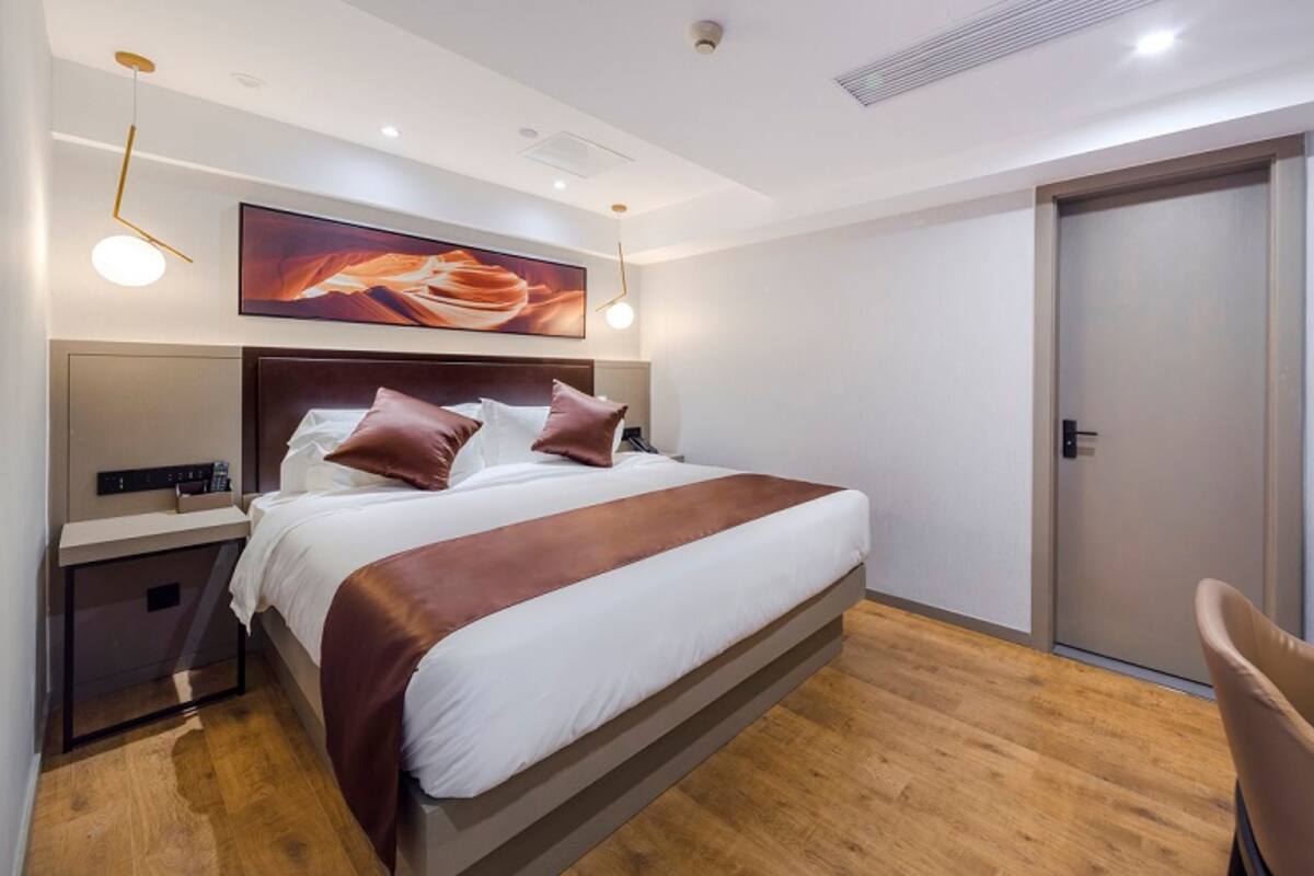 Deluxe-Doppelzimmer | Verdunkelungsvorhänge, kostenloses WLAN