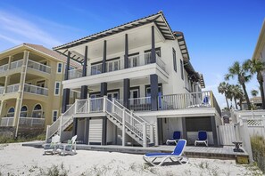 Exterior - Tropic Like It's Hot - Beachfront House in Destin with Private Pool & Direct Beach Access (Destin)