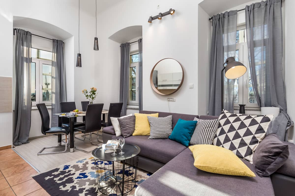 Appartement, vue mer | Salle de séjour