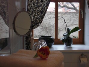 Superior Apartment, Garden View | Bathroom - Schlosspark Ferienwohnungen Rheinsberg (Rheinsberg)