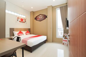 Standaard tweepersoonskamer, 1 tweepersoonsbed | Een bureau, gratis wifi, beddengoed