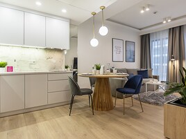 Baltic Park Fort Apartament E.303 | 起居区 | 平板电视