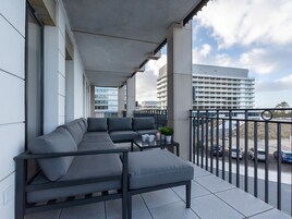 Baltic Park Fort Apartament F.202 | 起居区 | 平板电视