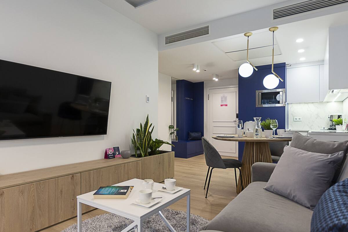 Baltic Park Fort Apartament E.303 | 熨斗/熨衣板、免費無線上網、床單