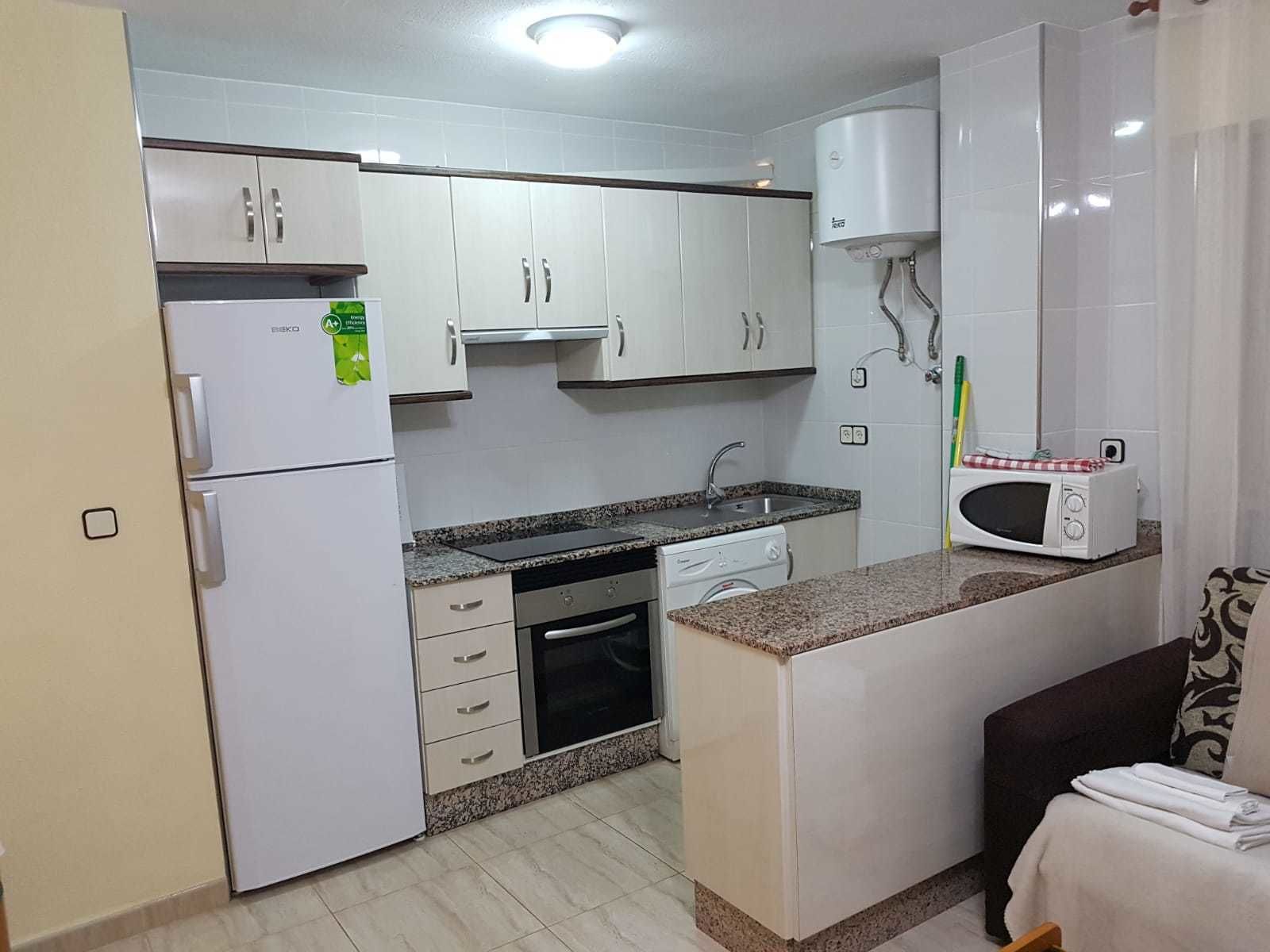 Leilighet, 1 soverom | Eget kjøkken | Kokeplater, kaffetrakter/tekoker og kjøkkenutstyr