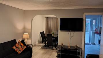 30-inch TV with cable channels