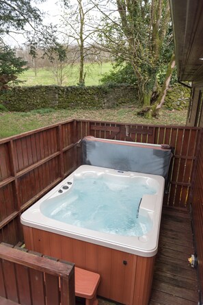 Cabin, Multiple Beds | Private spa tub - Birch Lodge 23 With Hot Tub, Newton Stewart (Newton Stewart)