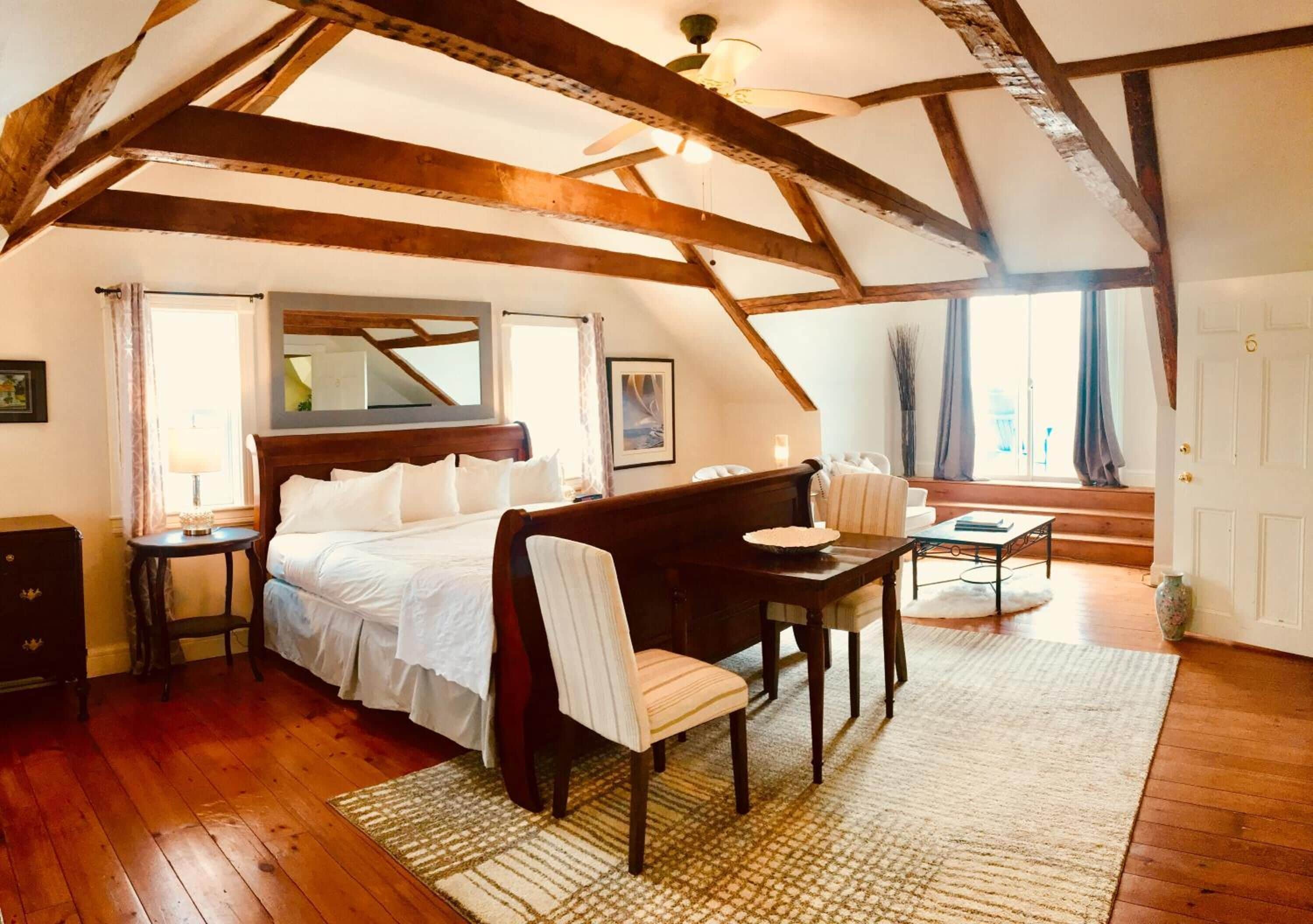 Premium bedding, individually decorated, individually furnished