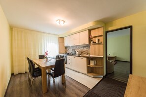Comfort Apartment, 1 Queen Bed with Sofa bed, City View | Private kitchen