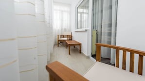 Comfort Apartment, 1 Queen Bed with Sofa bed, City View | Balcony view