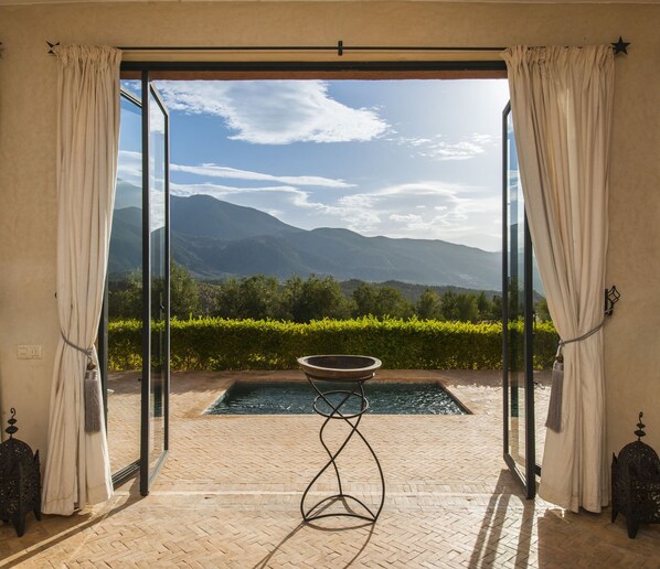 Chambre double pour 1 personne | Vue sur la montagne