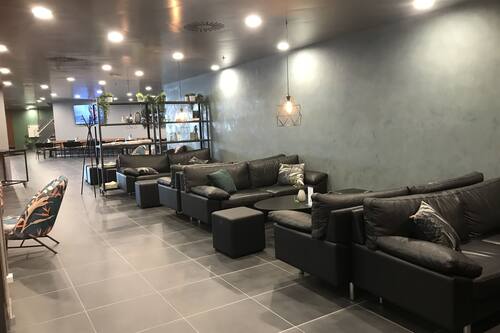 Sala de estar en el lobby