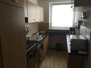 Apartment | Private kitchen | Fridge, microwave, oven, stovetop - Nonner Apartment (Bad Reichenhall)