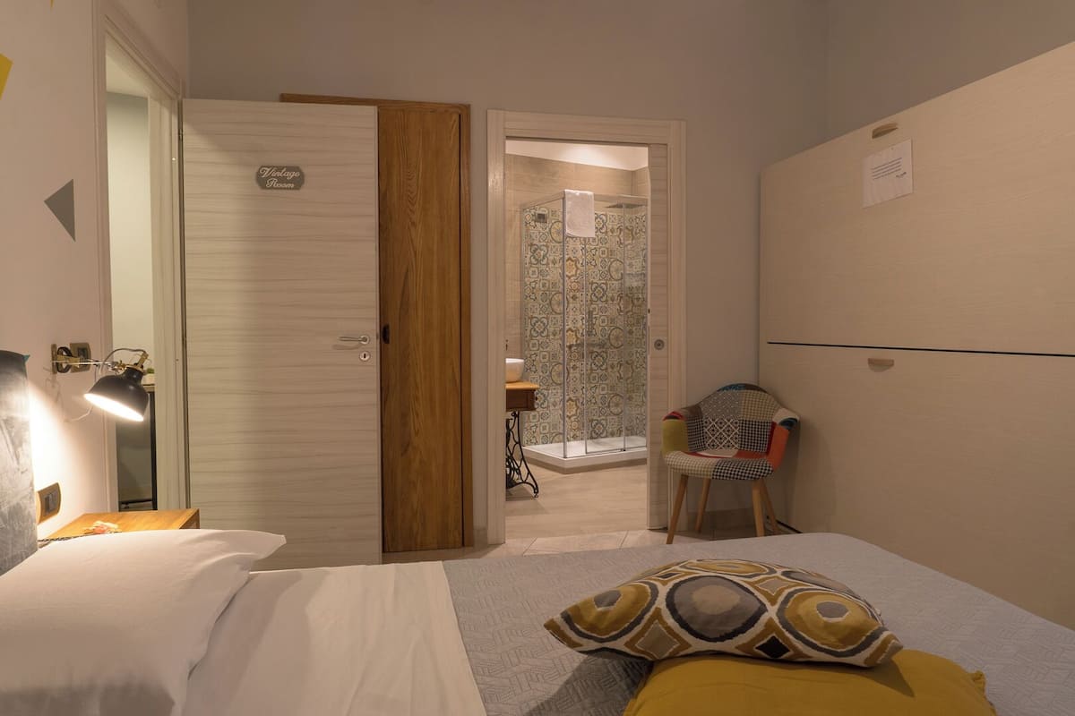 Family Quadruple Room, Courtyard View (Vintage Room) | 1 bedroom, premium bedding, down duvets, memory-foam beds