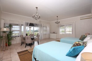 Premium Room, 2 Queen Beds, Ocean View | Premium bedding, pillowtop beds, minibar, in-room safe - Ocean View Boutique Guesthouse (Gros Islet)