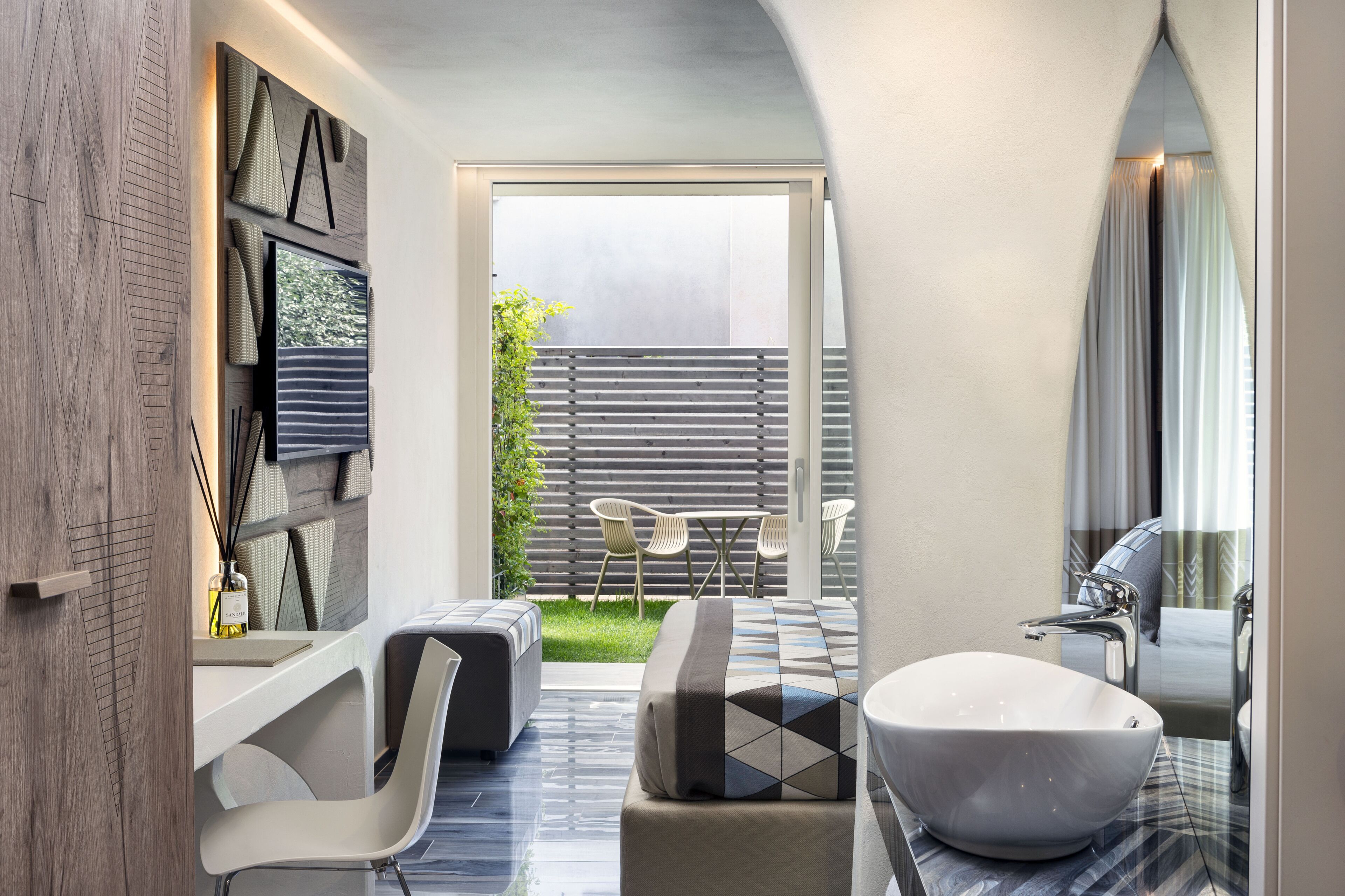 Quarto casal ou duplo, vista para o jardim | Vista do quarto