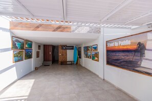 Entrée de l’hébergement