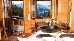 Apartment, 2 Bedrooms | Balcony view - Gite du Prilet (Anniviers)