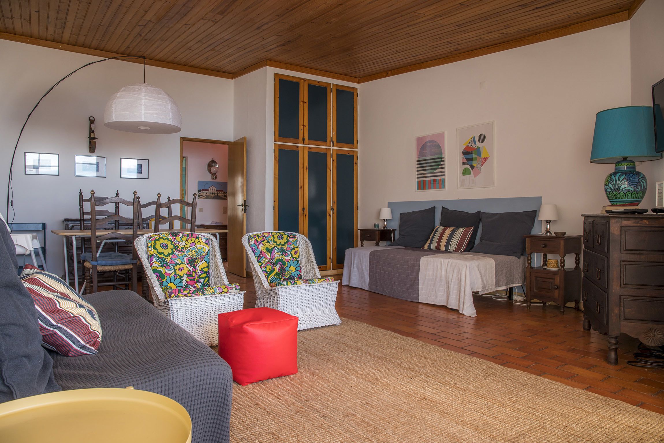 Departamento (1 Bedroom) | Área de sala de estar | Televisión de pantalla plana 