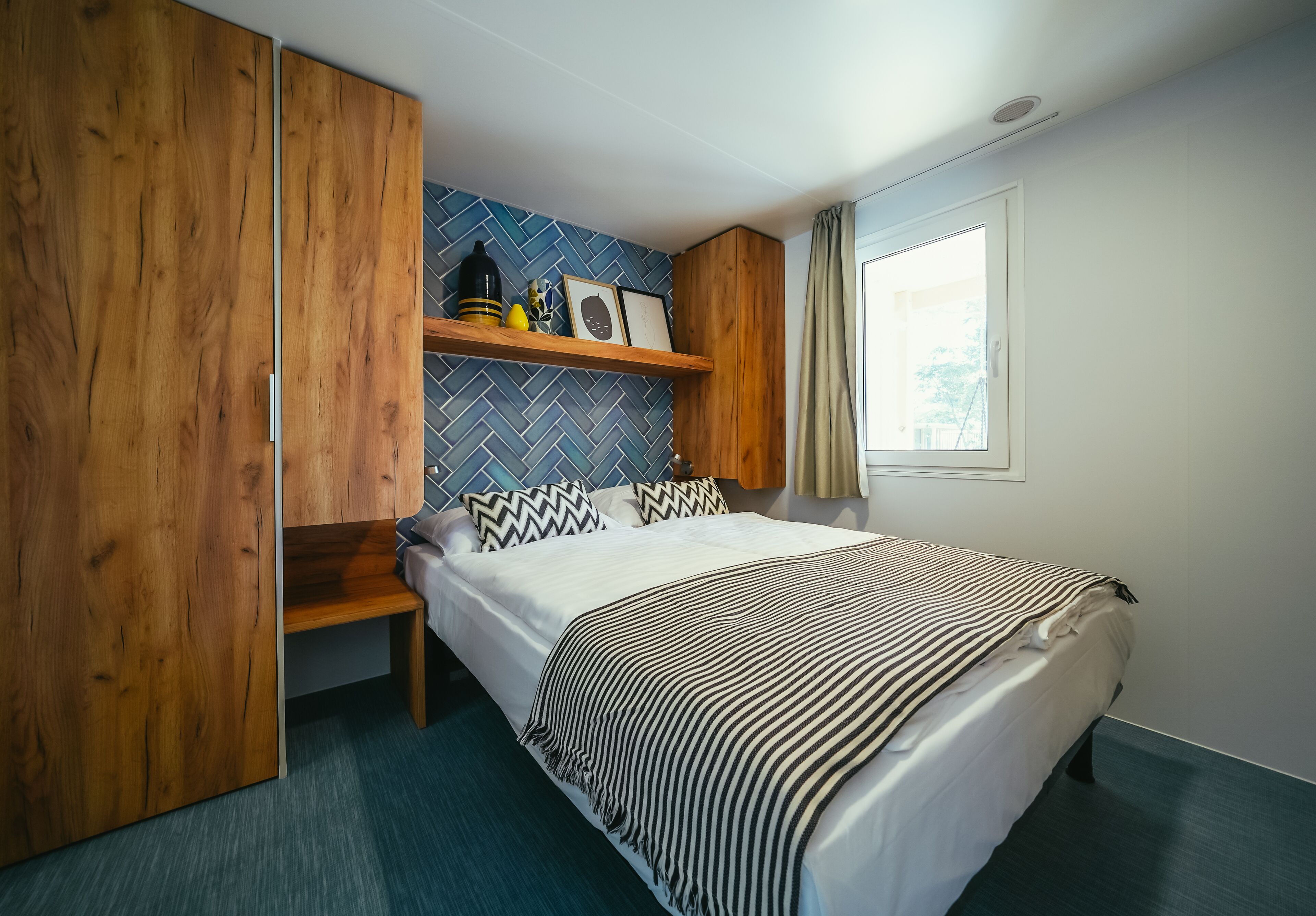 Premium Mobile Home, 2 Bedrooms, Terrace | In-room safe, blackout drapes, iron/ironing board, cribs/infant beds