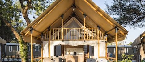 Premium Tent | In-room safe, blackout curtains, iron/ironing board, cots/infant beds