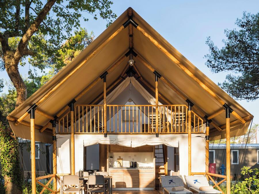 Premium Tent | In-room safe, blackout curtains, iron/ironing board, cots/infant beds