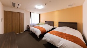 Habitación Business con 2 camas individuales (B type, Western Style, Semi Double) | Caja fuerte, wifi gratis, ropa de cama