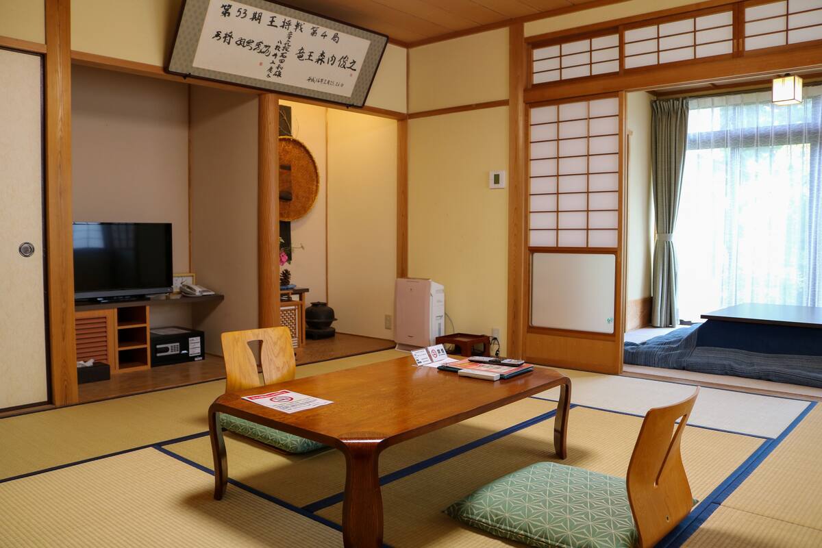 Habitación cuádruple tradicional, en edificio anexo (D type, Japanese Style, Shikinoyado) | Caja fuerte, wifi gratis, ropa de cama