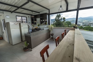 Living area - Poblado Guest House (Medellín)