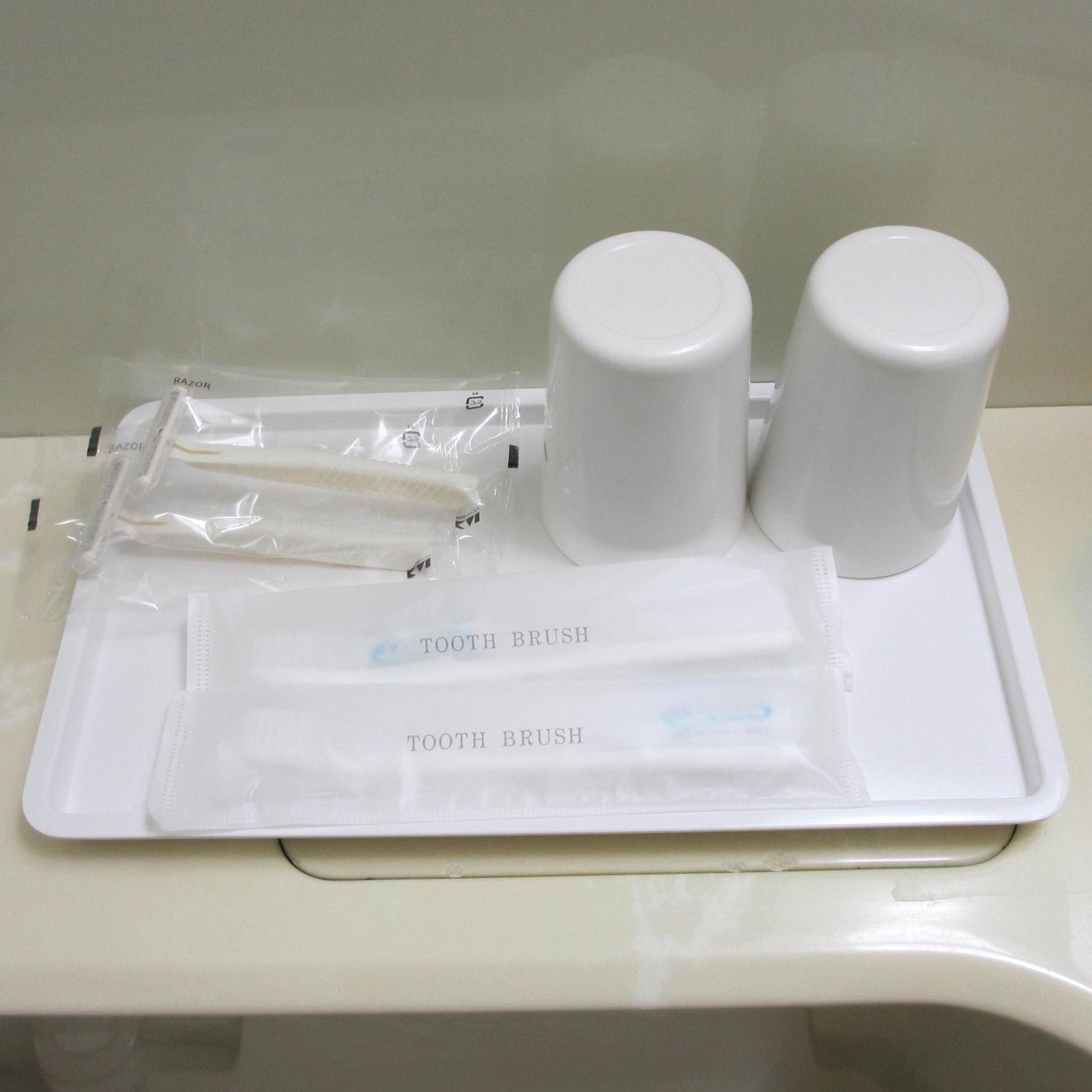 combined shower/bathtub, hair dryer, slippers, electronic bidet