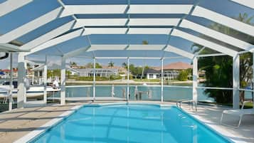 House, Multiple Beds (Delightful home with pool and direct ) | Indoor pool | A heated pool
