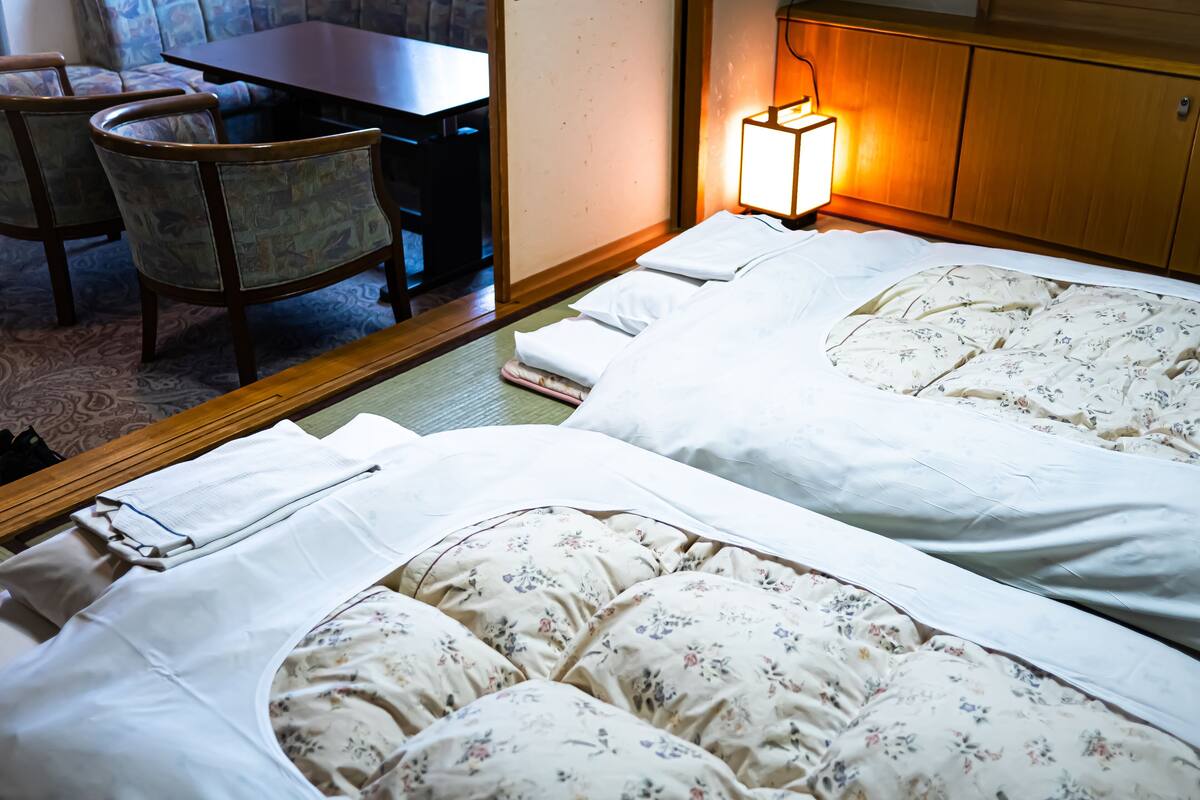 japanese western room, non smoking | 1 bedroom, iron/ironing board, free wifi, bed sheets