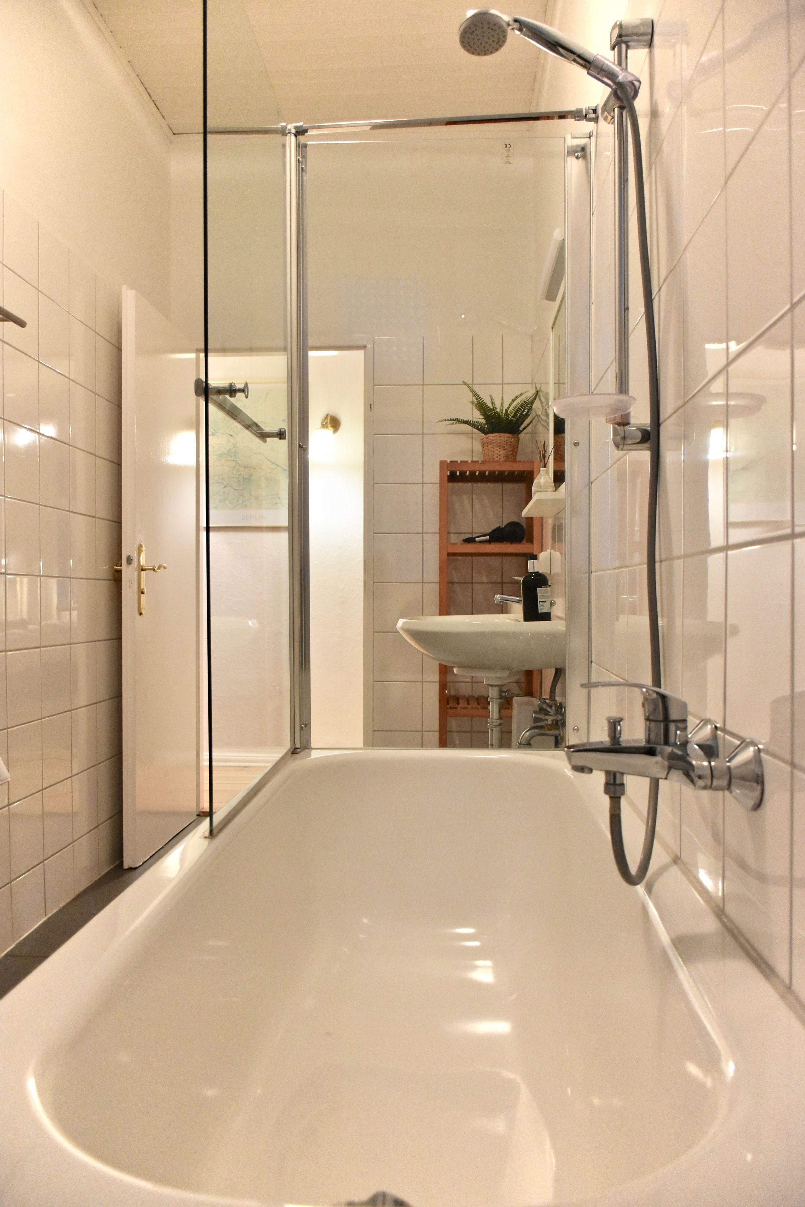 Superior-Apartment, 2 Schlafzimmer | Badezimmer | Dusche, kostenlose Toilettenartikel, Haartrockner, Handtücher