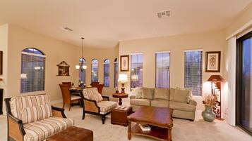 Condo, 3 Bedrooms | Living area | Flat-screen TV, fireplace