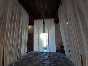 Romantic Room | Free WiFi, bed sheets - Hotel Brisa del Cielo (Real de Catorce)