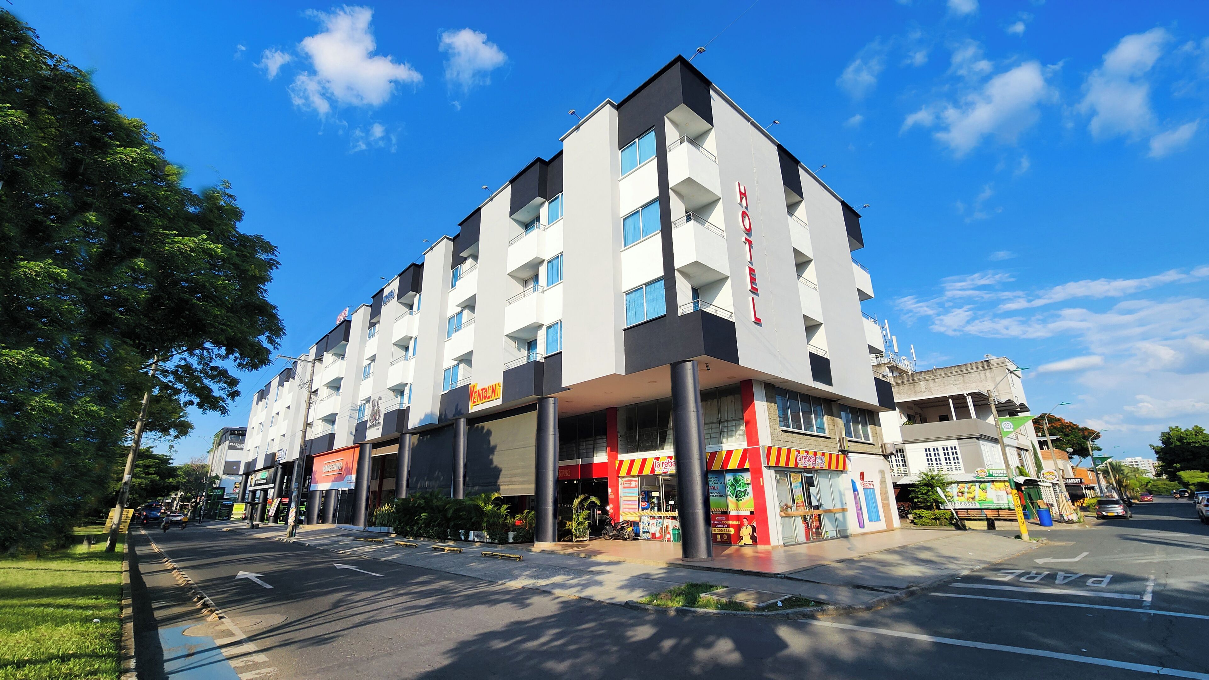 Fachada de la propiedad