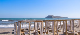 The Noverian Antama Organic Beach Resort Chania with Outdoor Heated Pool
