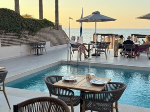 Restaurant - The Noverian Antama Organic Beach Resort Chania with Outdoor Heated Pool (Chania)