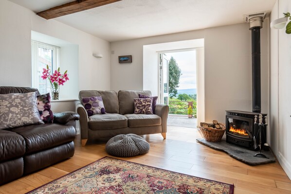 Cottage, Multiple Beds | Living room | 30-inch TV with digital channels - Bryn Eithin Cottage Far From the Madding Crowd (Corwen)