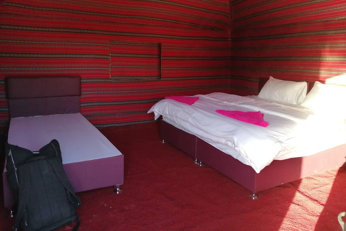 Hypo-allergenic bedding, blackout drapes, soundproofing, free WiFi