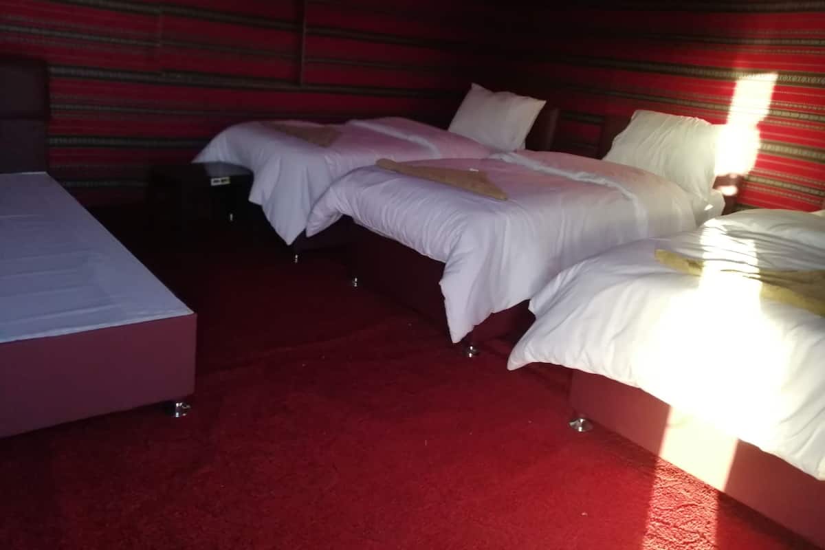 Hypo-allergenic bedding, blackout drapes, soundproofing, free WiFi