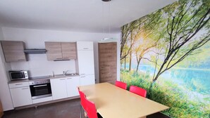 Classic Apartment, 2 Bedrooms, Kitchen, Ground Floor | Private kitchen | Electric kettle - Domovoj Apartments and Rooms (Medvode)