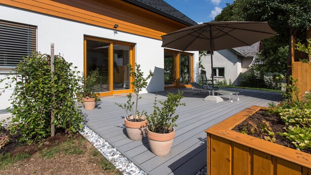 Terrace/patio - Domovoj Apartments and Rooms (Medvode)