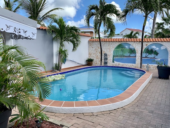 Vila Comfort, 3 kamar tidur, pemandangan kolam renang | Pemandangan dari kamar